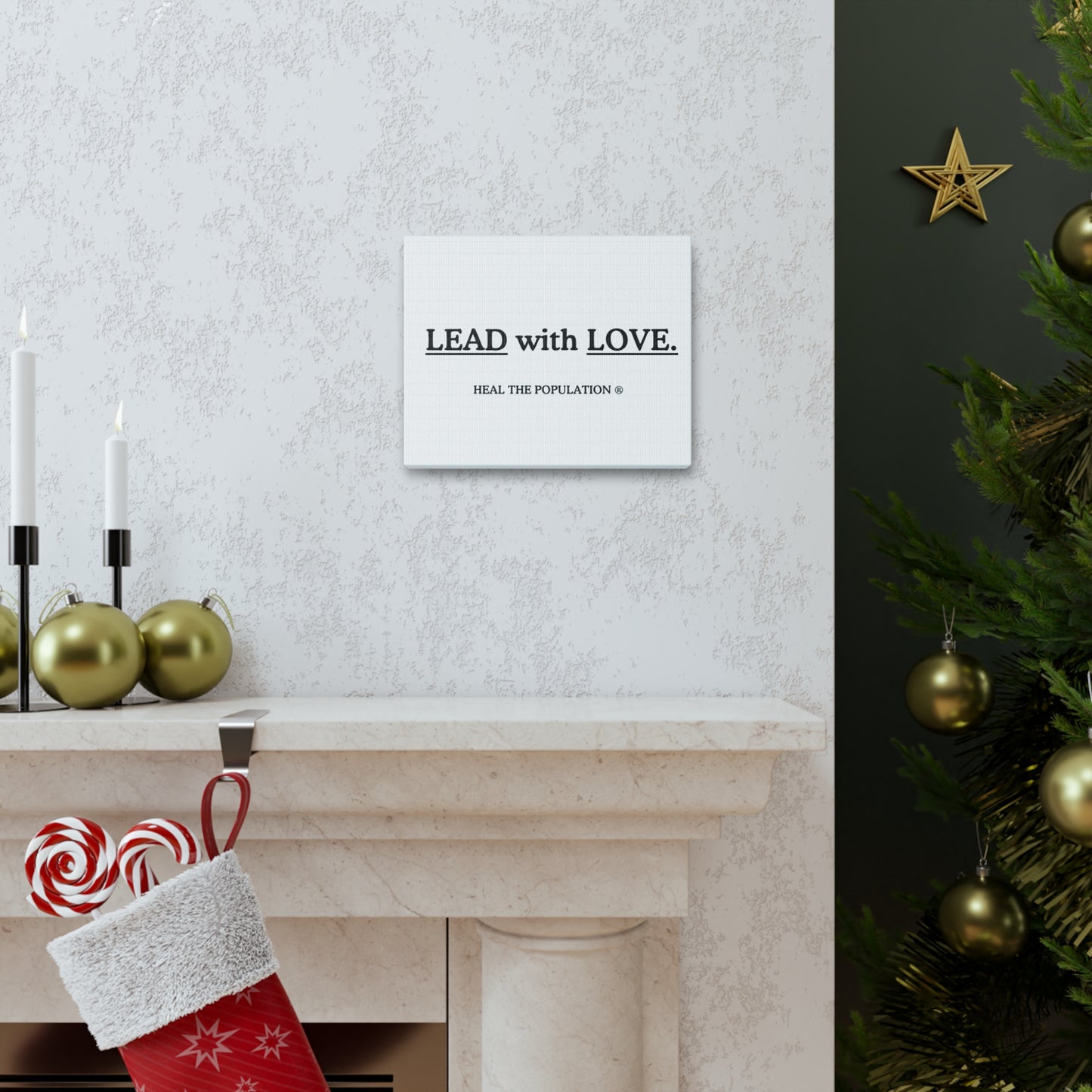 Lead With Love Canvas